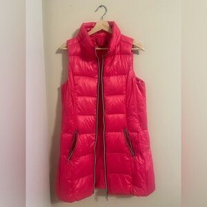 Vibrant Pink Quilted Vest for Women
